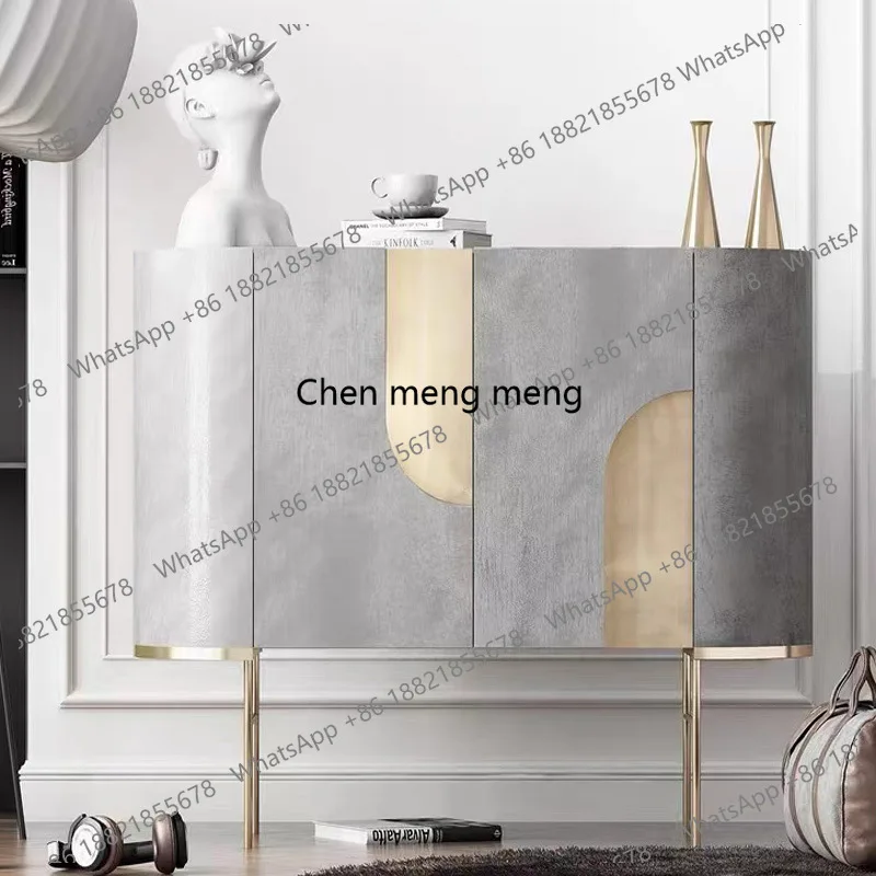 Decor Lighting Discount - Discount Light luxury simple entrance cabinet