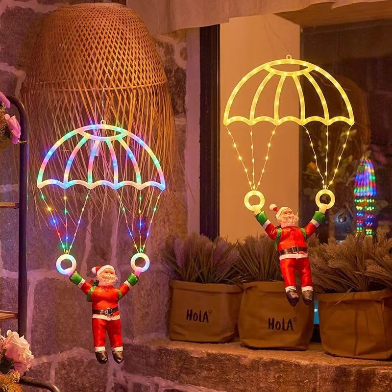 String Lights LED Santa Parach - đánh giá và giá Pendant Lighting Christmas Decor