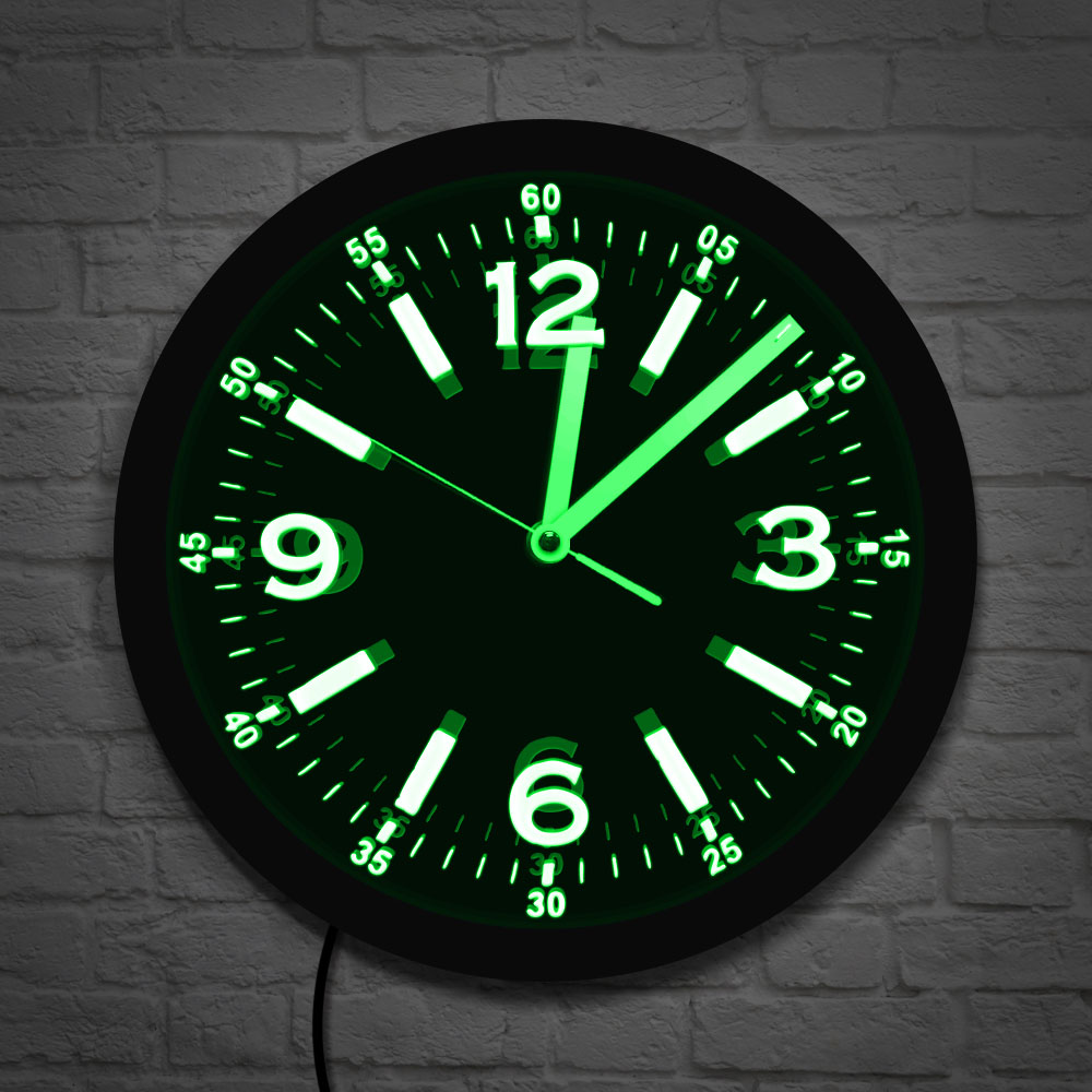 Thiết Kế Hiện Đại LED Đèn Neon - đánh giá và giá Lighting Home Decor Wall Clocks