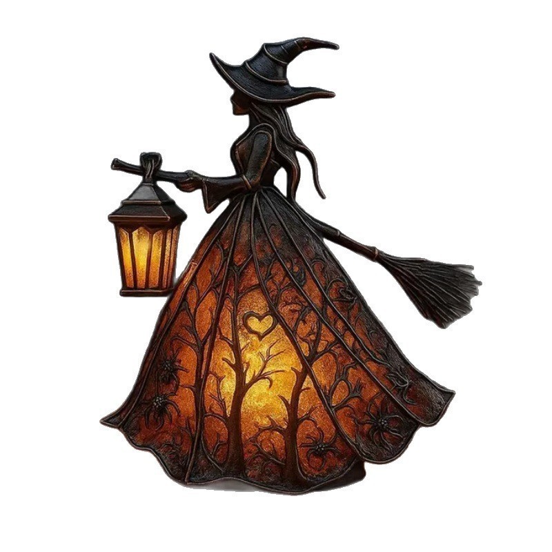 Witch Resin Tabletop Night Lig - đánh giá và giá Lighting Table Decor
