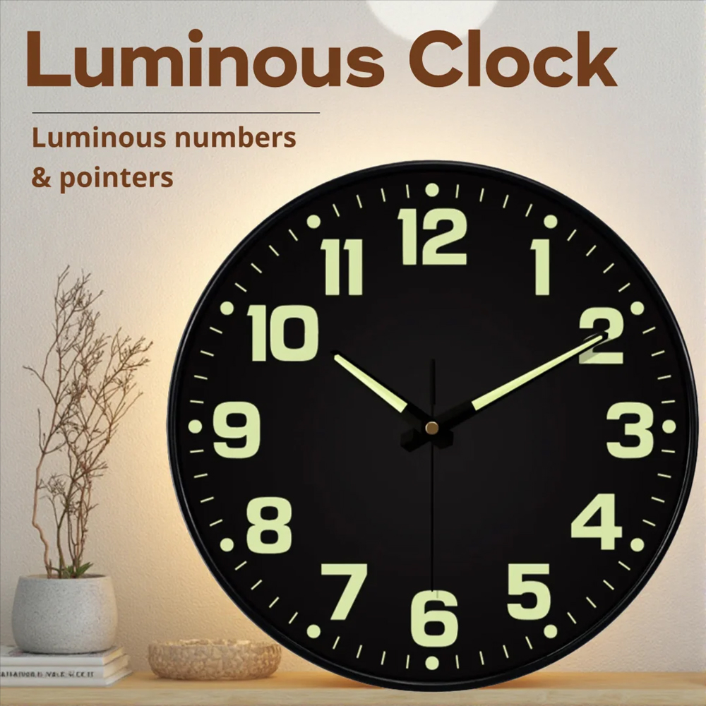 Luminous Wall Clock Light In D - đánh giá và giá Lighting Home Decor Wall Clocks