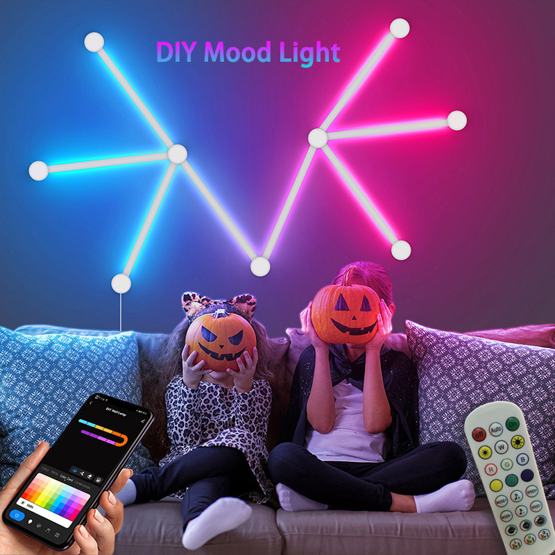 Smart RGB Wall Lamp, Bluetooth - đánh giá và giá Lighting Decoration Ideas