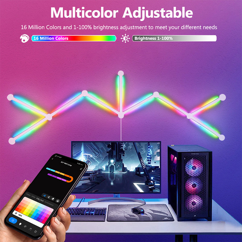 Smart RGB Wall Lamp, Bluetooth - đánh giá và giá Lighting Decoration Ideas