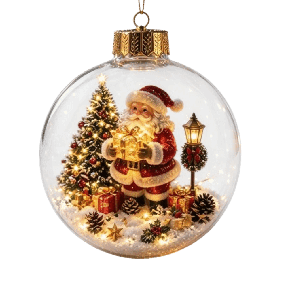 Acrylic Material Christmas Bal - đánh giá và giá Pendant Lighting Christmas Decor