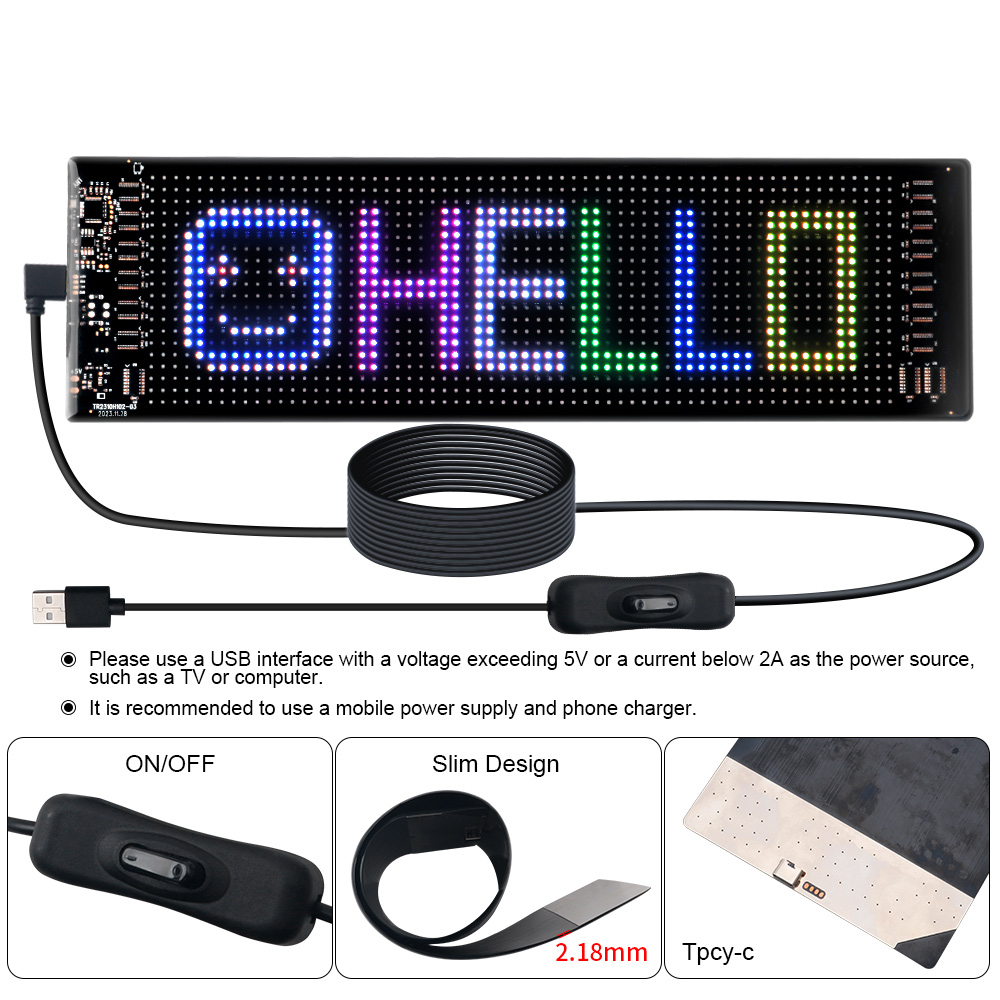 LED Matrix Pixel Panel Scrolli - đánh giá và giá Lighting Decoration Ideas