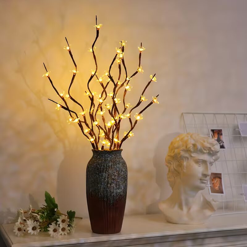 1/2PC 20LED Cherry Blossom Tre - đánh giá và giá Lighting Table Decor