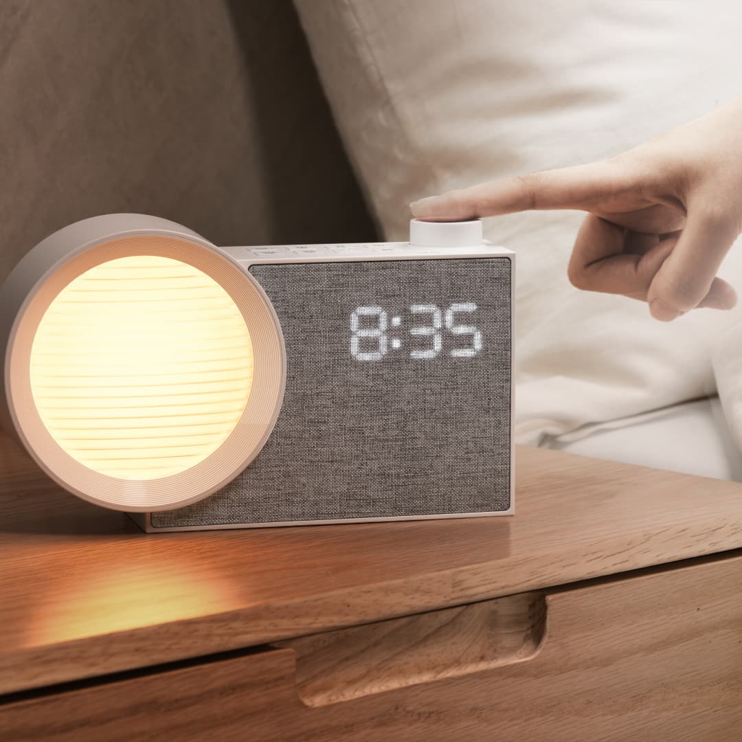 WILIT LED Night Light Alarm Cl - đánh giá và giá Lighting Table Decor