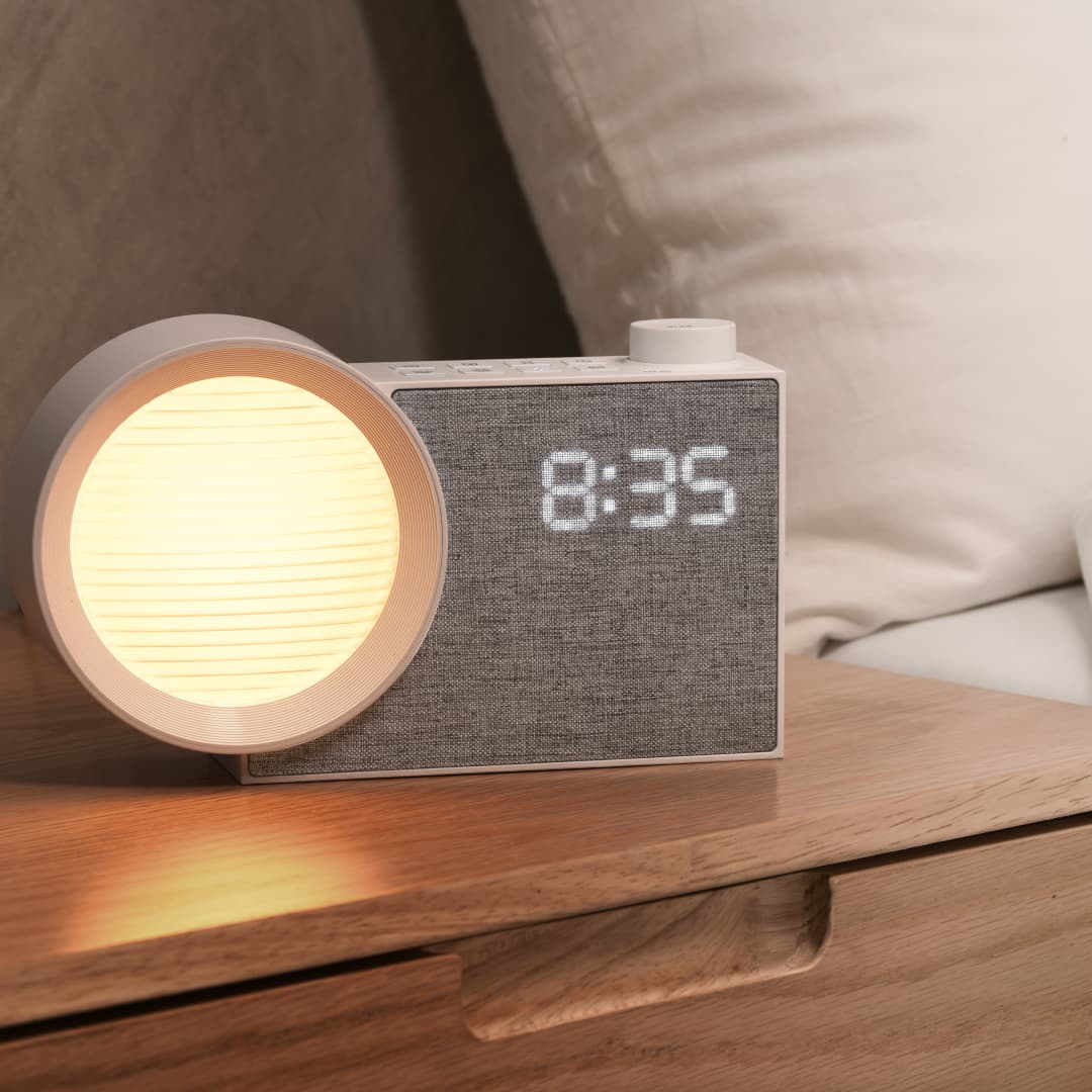 WILIT LED Night Light Alarm Cl - đánh giá và giá Lighting Table Decor