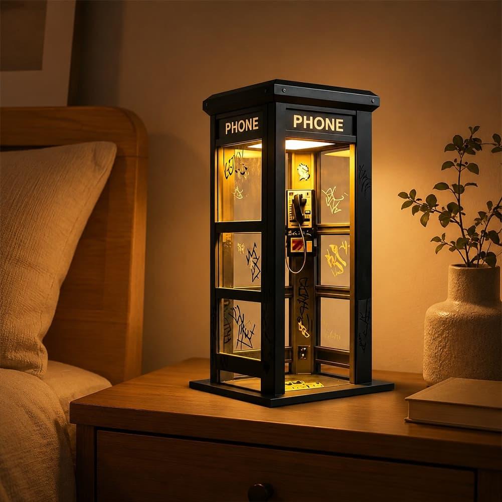 Vintage London Telephone Booth - đánh giá và giá Lighting Table Decor