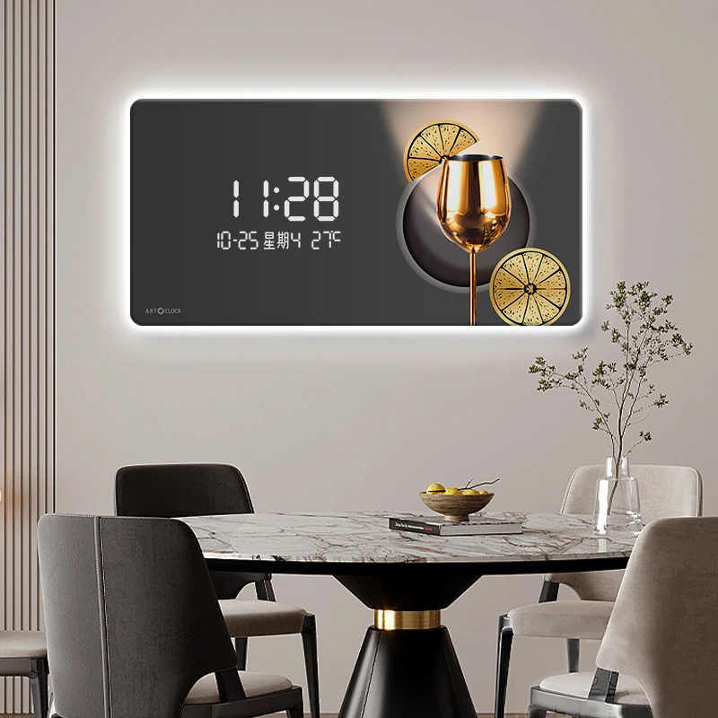 Home Decor LED Ambient Light W - đánh giá và giá Lighting Home Decor Wall Clocks