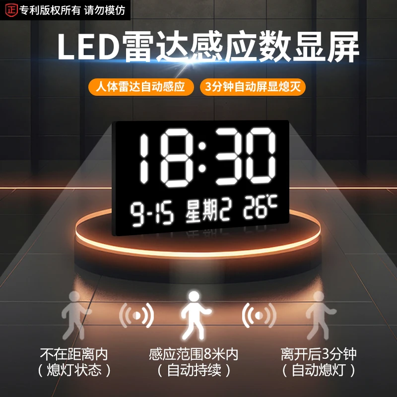 Home Decor LED Ambient Light W - đánh giá và giá Lighting Home Decor Wall Clocks